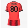 AC Milan Yunus Musah #80 Hjemmedrakt Kvinner 2023-24 Kortermet